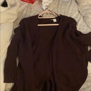 Plum cardigan
